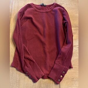 Gibsonlook Women's Burgundy Top